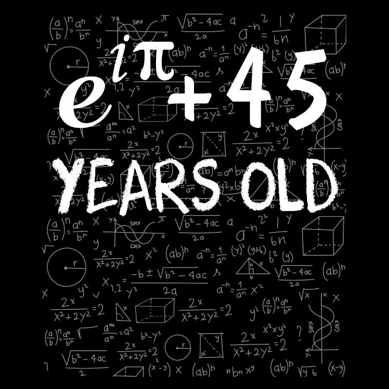 44e anniversaire 44 ans Euler Identité cadeau math
