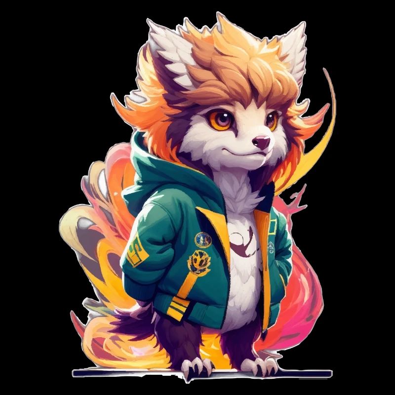 Griffon mignon et élégant