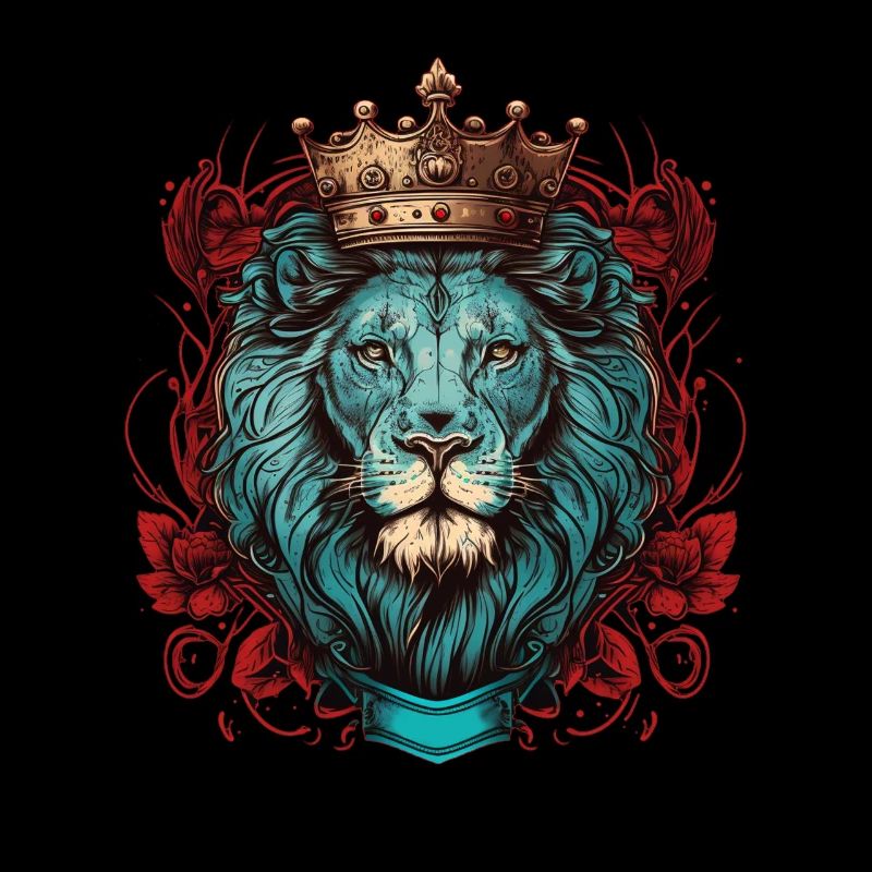 Majestic lion