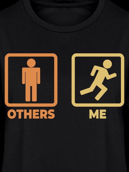 Runner stick figures