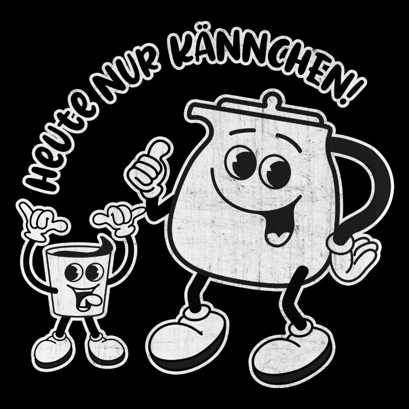 Heute nur Kännchen. Wird ein harter Tag – RETRO
