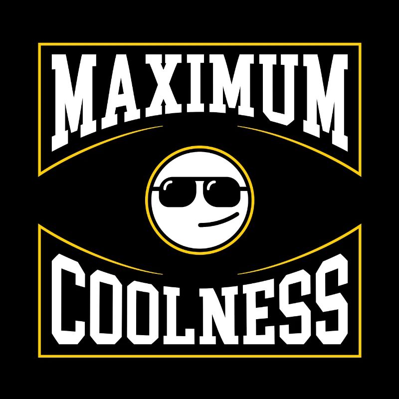 Maximum Coolness Retro Emoticon Design