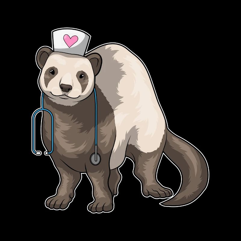Stéthoscope d’infirmière furet