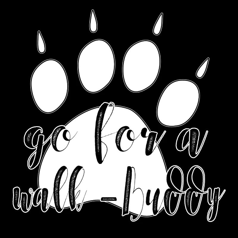 Go for a Walk Buddy – Conception de chien