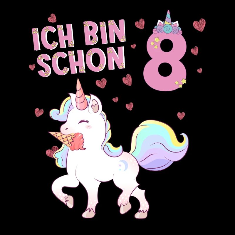 ich bin schon 8 Einhorn