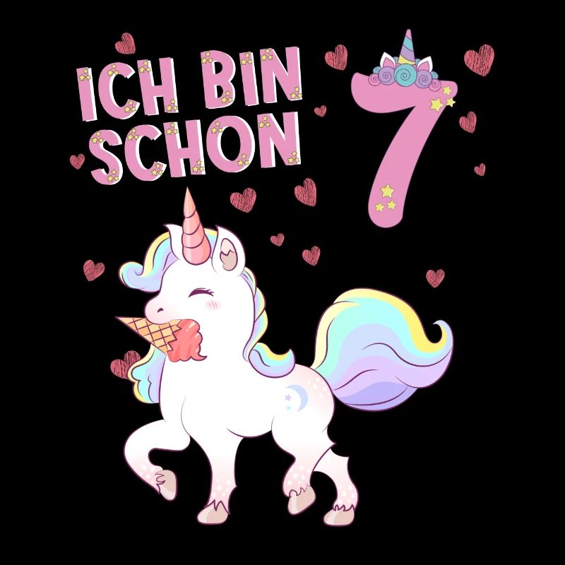 ich bin schon 7 Einhorn