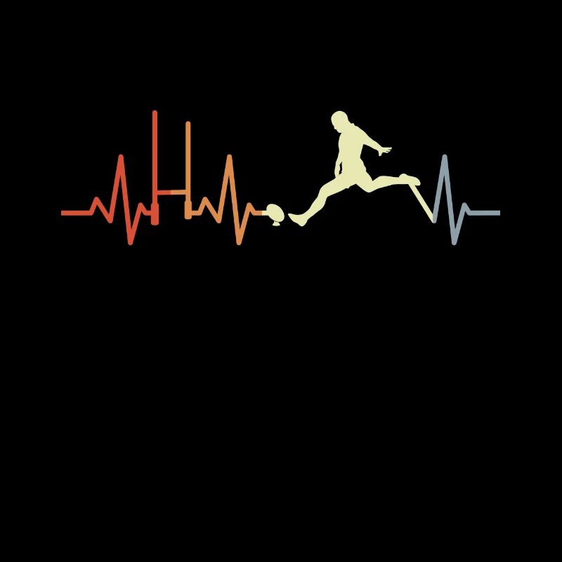 Rugby Player Heart Line ECG