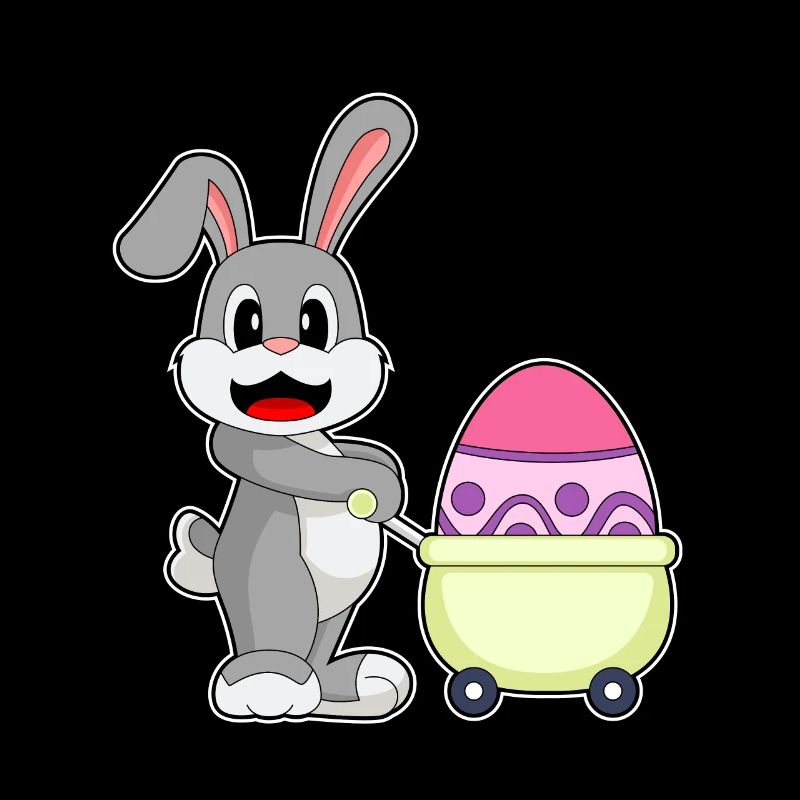 Bunny Easter Shopping