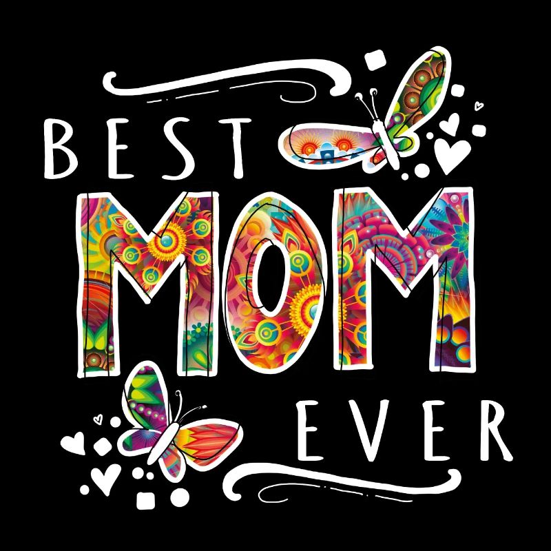 best mom ever muttertag mama w bunt