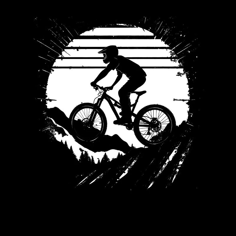 Mountain Biking Sketch