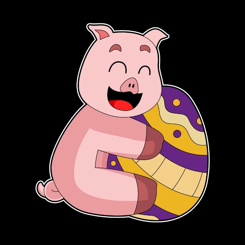 Pig Easter Easter Egg