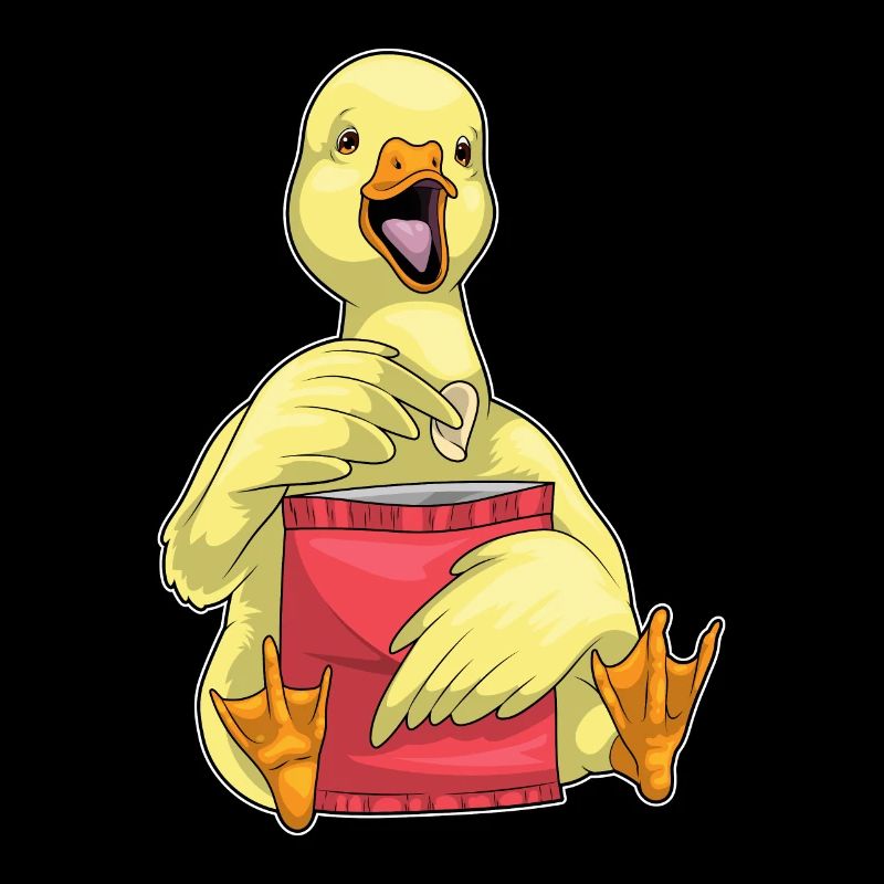 Duck potato chips