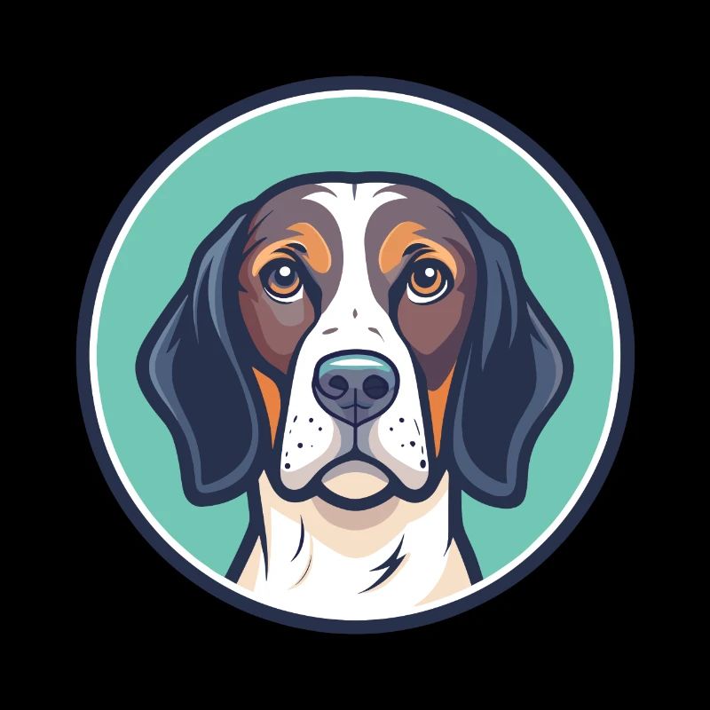 Ariege Pointer Dog Breed Cartoon Kawaii Clipart