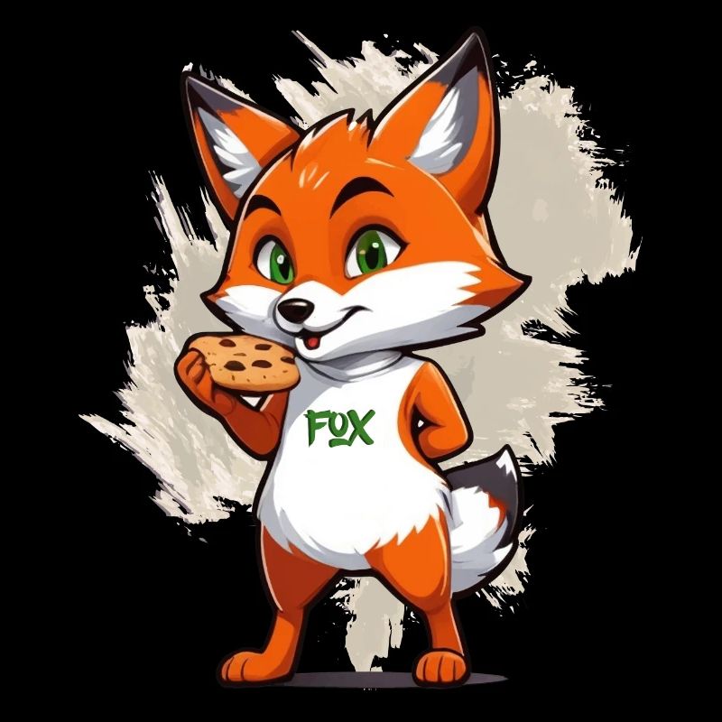 Fox with biscuits
