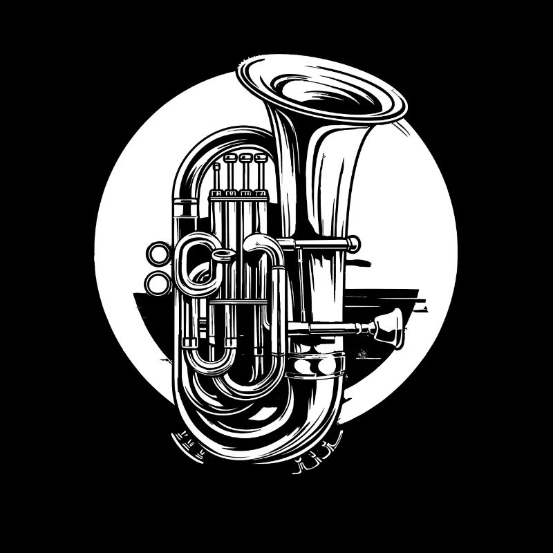 Tuba Drawing