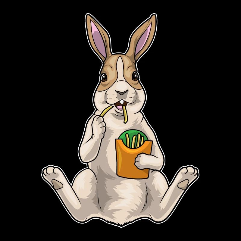 Frites lapin