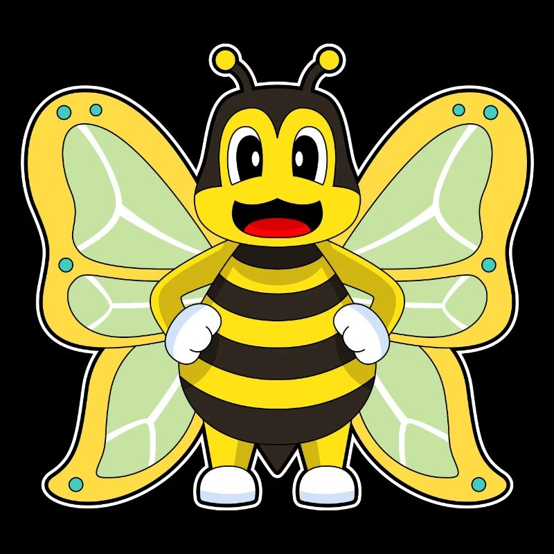 Abeille papillon