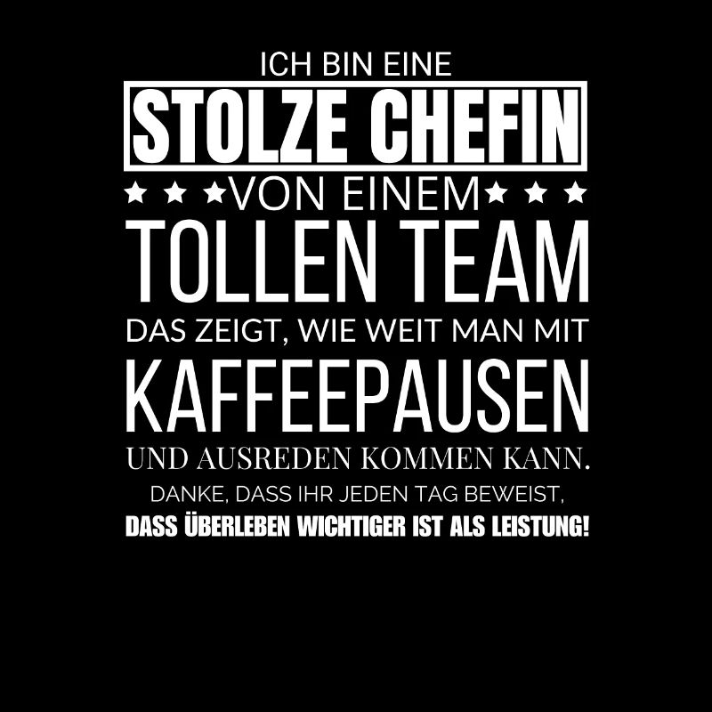 Ich Bin Eine Stolze Chefin von einem tollen Team