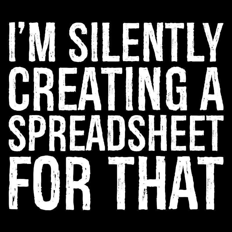 I'm silently creating a spreadsheet for that