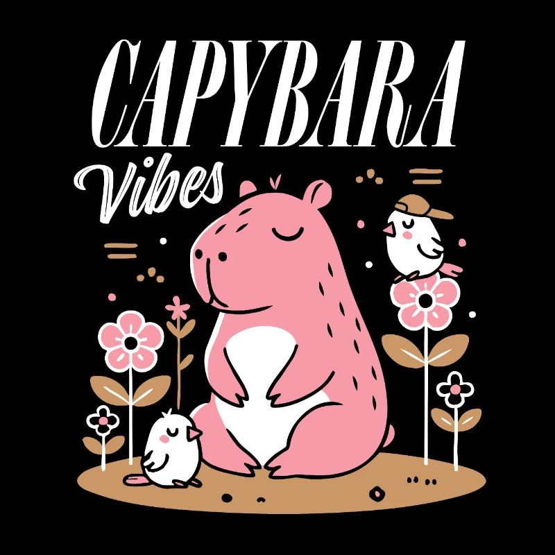 Relaxed Capybara Vibes