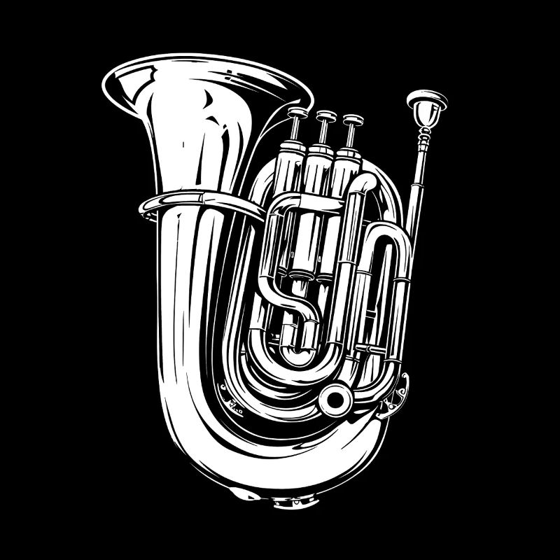 Tuba Drawing