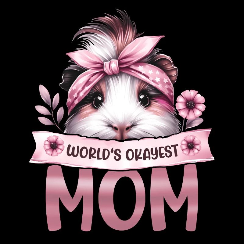 Cochon d’Inde Worlds Okayest Mom Mom Gift