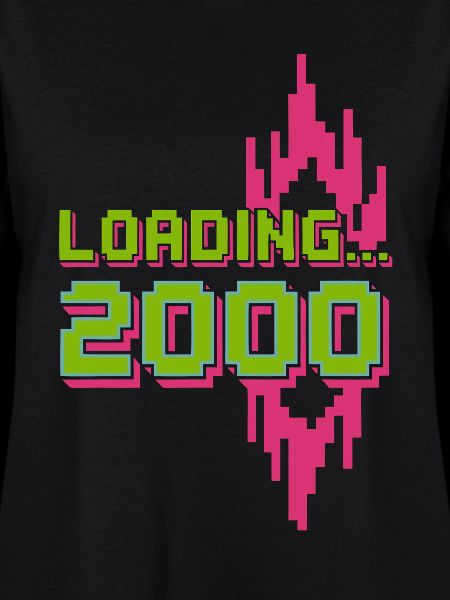 Retro Pixel Loading 2000 Design