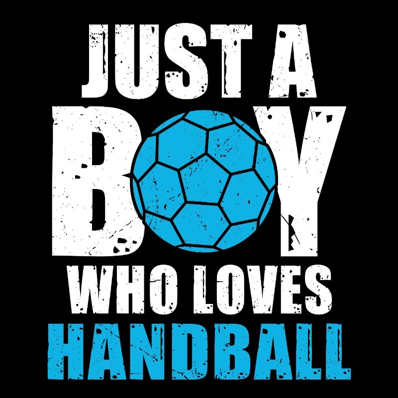 Nur ein Junge, der Handball liebt