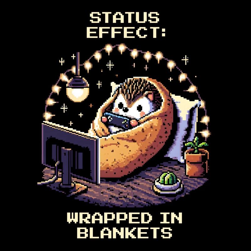 Status: Snuggled up in blankets