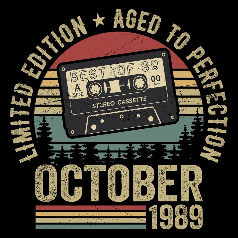 Oldtimer Oktober 1989 Geburtstag Geschenk Oktober