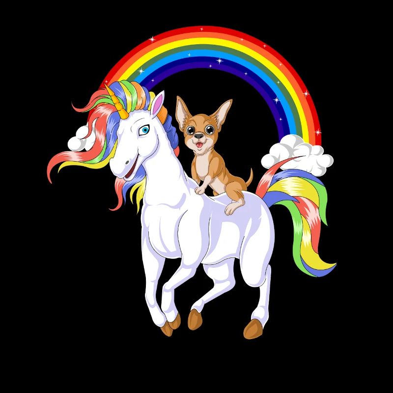 Chihuahua Reiten Einhorn