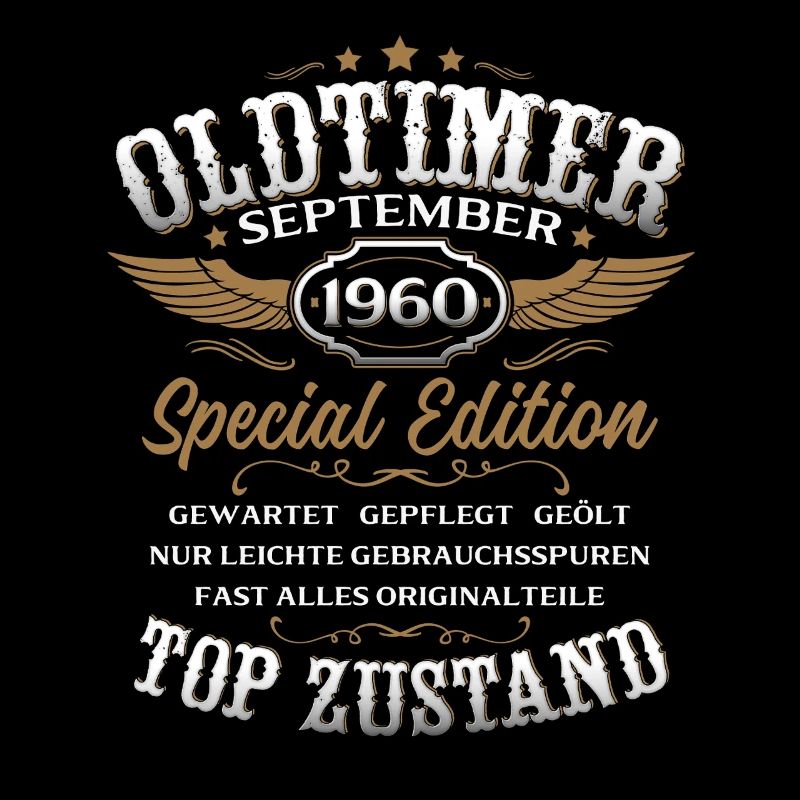 65. Geburtstag Geschenk Oldtimer September 1960