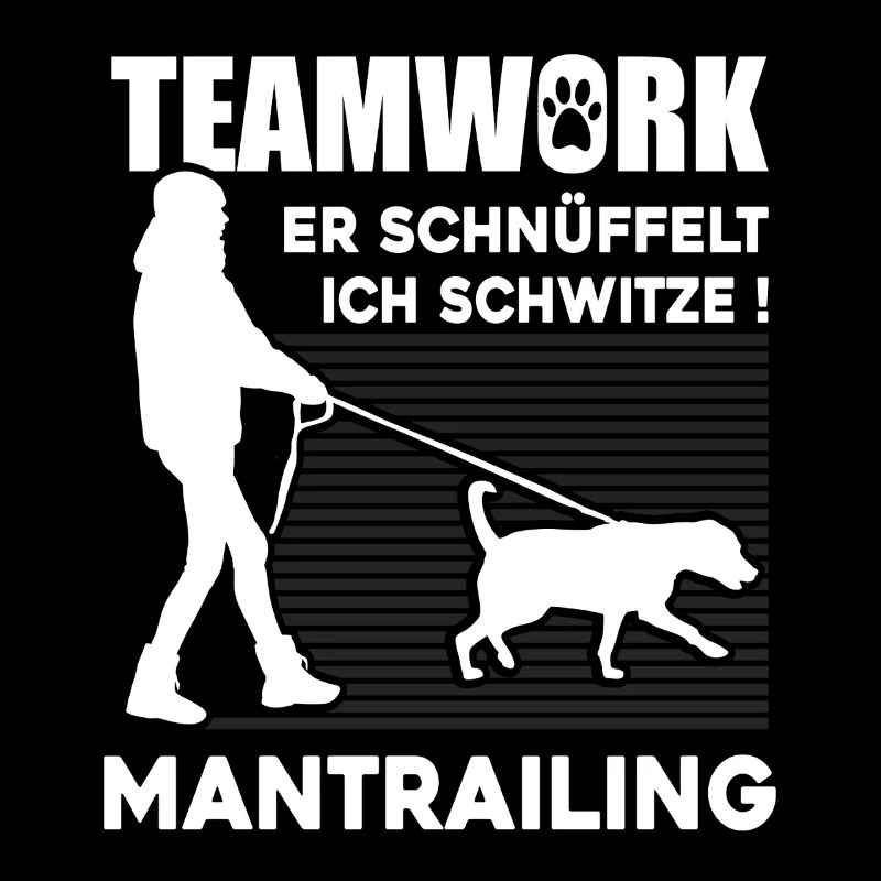 Mantrailing Teamwork - Er Schnüffelt Ich schwitze