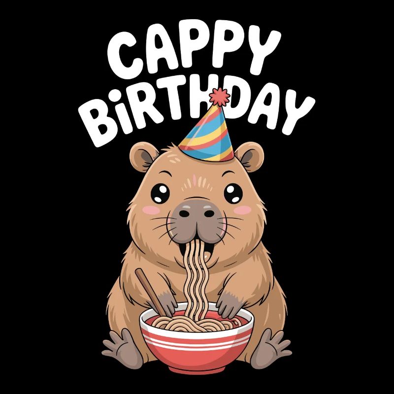 Capybara Ramen Anniversaire de Capy Anniversaire de Capy