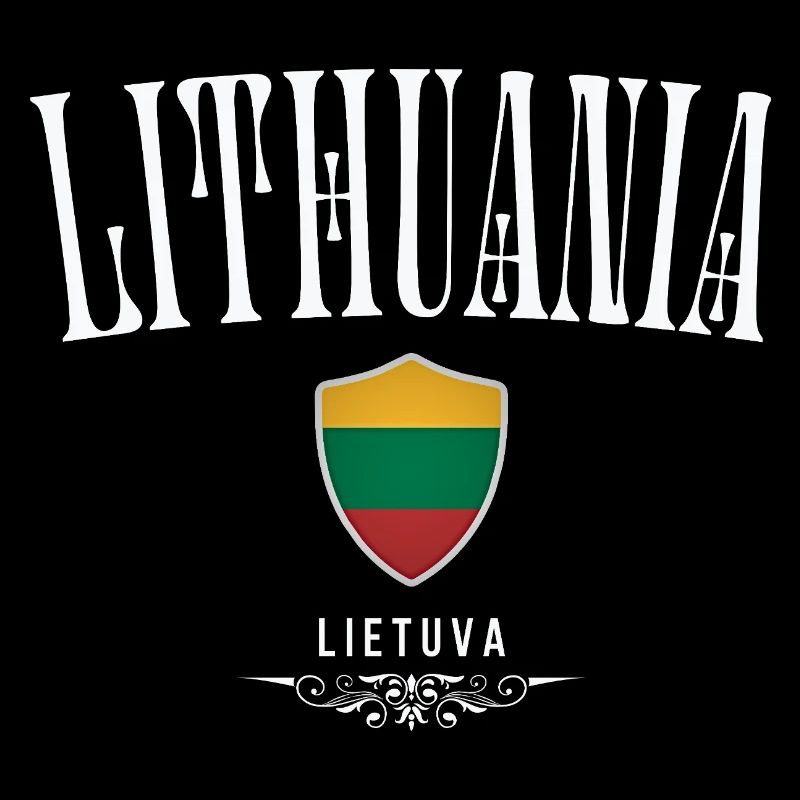 Litauischer Stolz, minimalistisches, elegantes Design