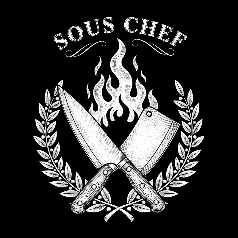 Sous Chef Flames Cooking Design