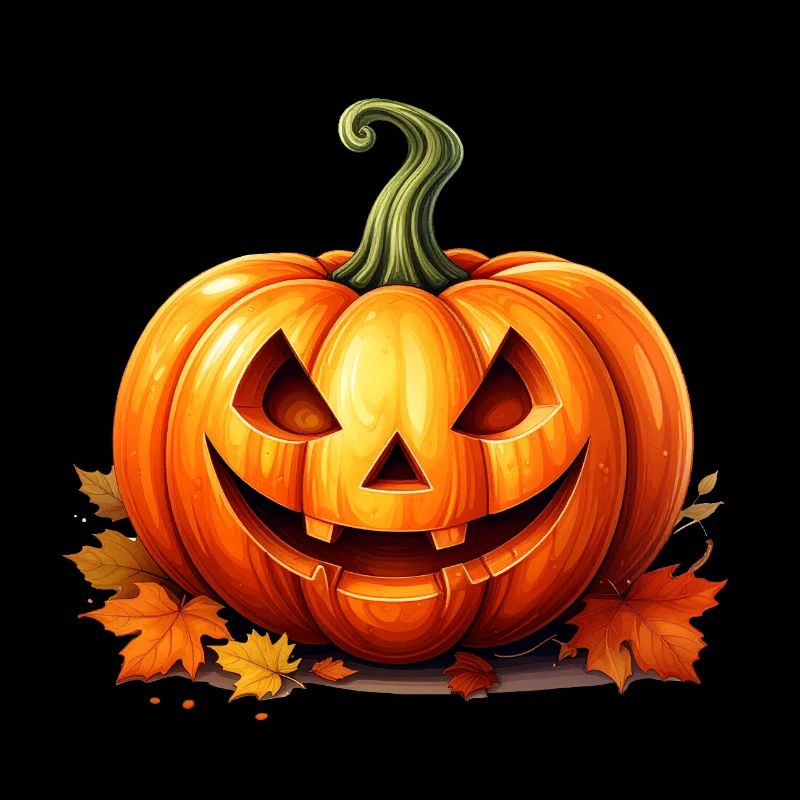Happy Halloween pumpkin lantern