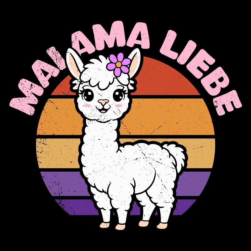 Bald Mama MALAMA LIEBE Retro Lustiges