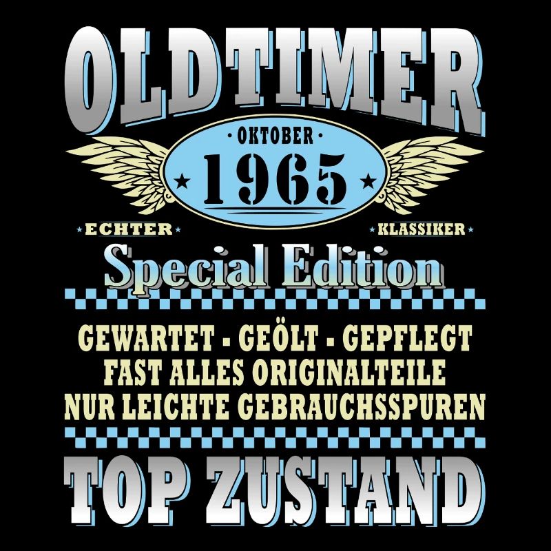 60. Geburtstag Geschenk Oldtimer Oktober 1965