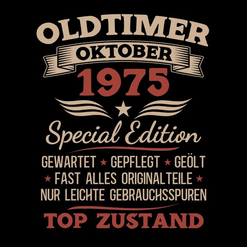 50. Geburtstag Geschenk Oldtimer Oktober 1975