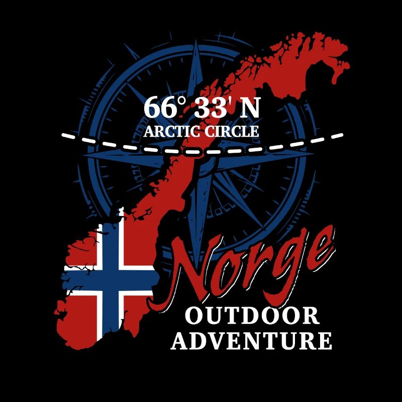 Arctic Circle Norge - Norway Vacation Nature Gift