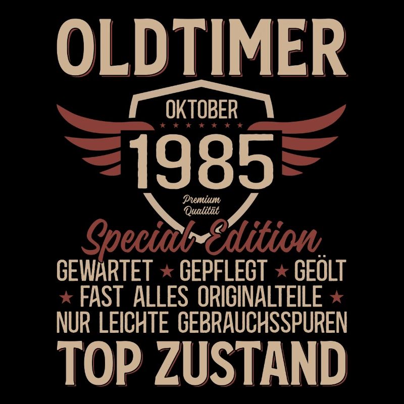 40. Geburtstag Geschenk Oldtimer Oktober 1985