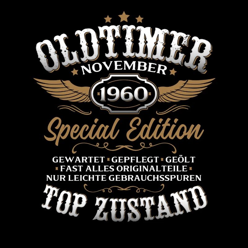 65. Geburtstag Geschenk Oldtimer November 1960