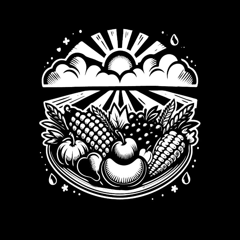 Conception de silhouettes de Thanksgiving