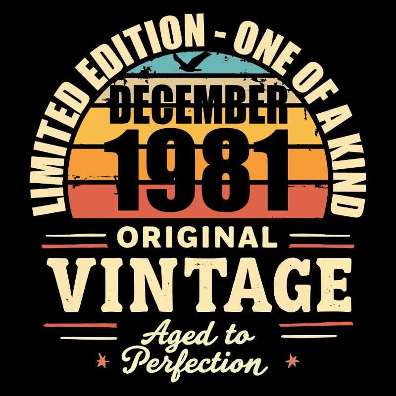 fête d anniversaire décembre 1981 - december 1981