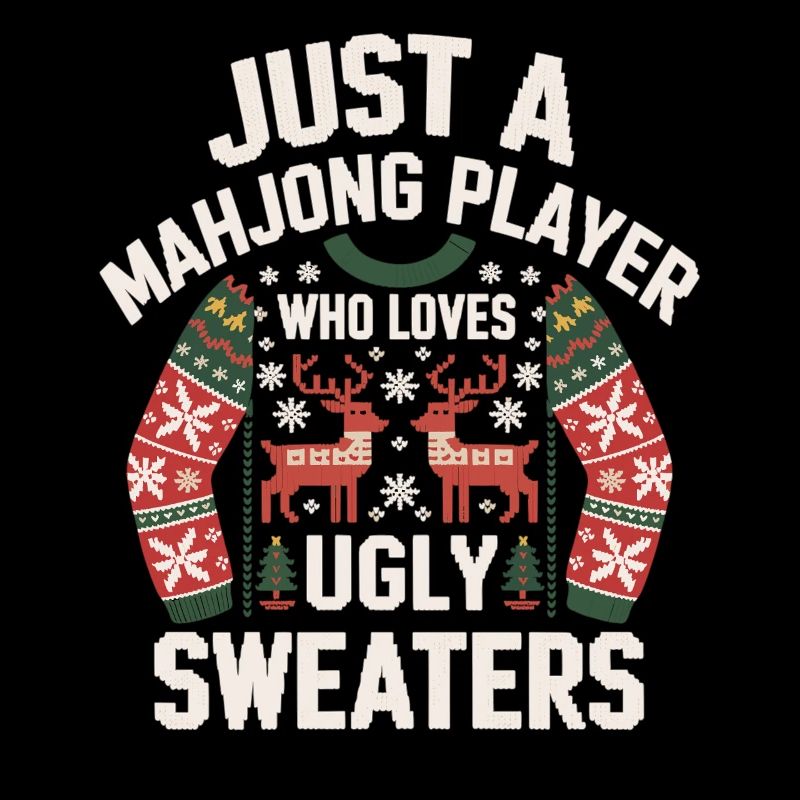 Chemise de Noël Mahjong - Style pull laid