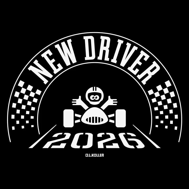 New Driver 2026 (Driving Licence / White)