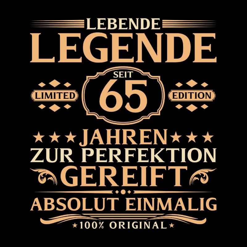 65. Geburtstag - Lebende Legende seit 65 Jahren