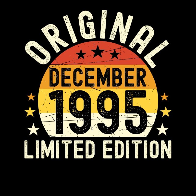 Geburtstag Dezember 1995 Originales Vintage-Geschenk