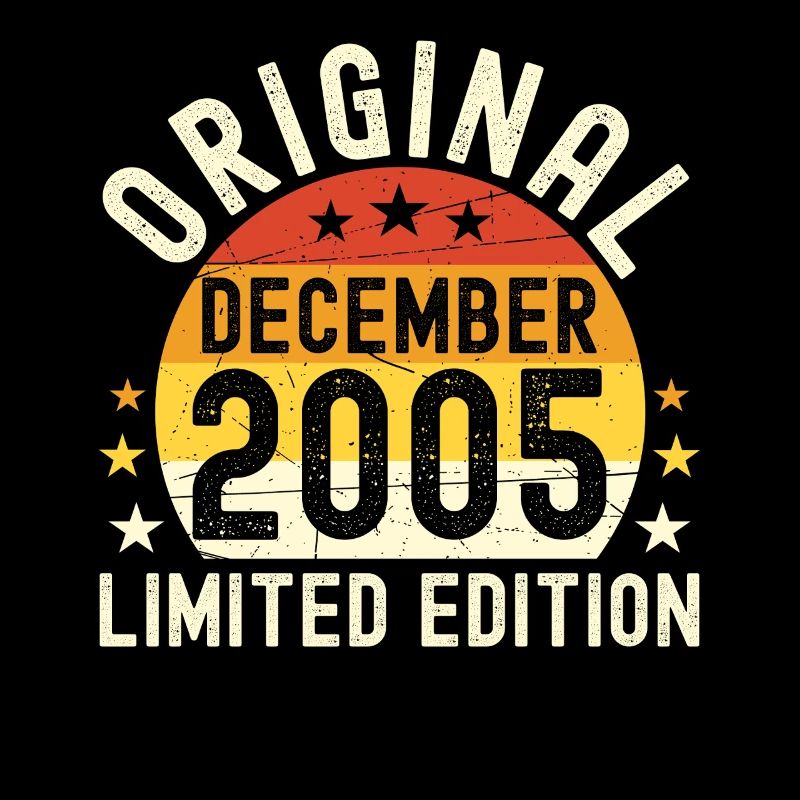 Geburtstag Dezember 2005 Originales Vintage-Geschenk